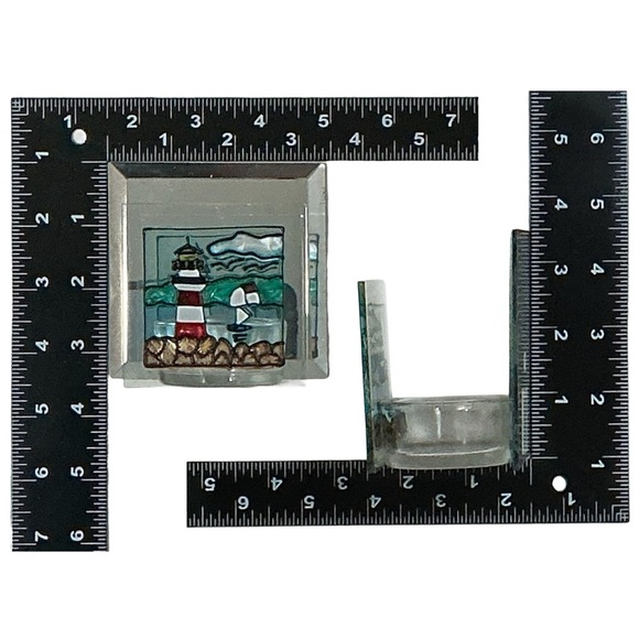 Lighthouses Vintage Assorted Candle Holders Stained Art Glass Nautical Decor 3 - Picture 2 of 15